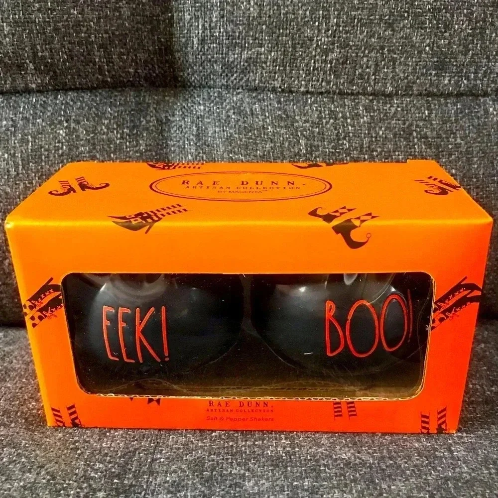 Rae Dunn Eek & Boo Salt & Pepper